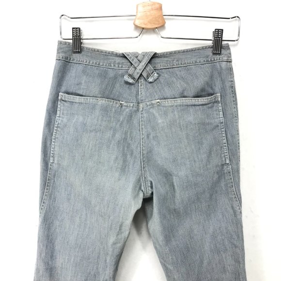 Donoratico by Ding Yong Jeans Womens Small 27 Straight Leg Light Wash RARE - Picture 4 of 15